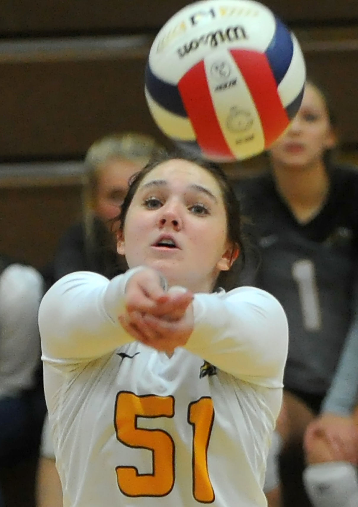 Riverdale vs Bureau Valley Class 2A regional final volleyball.